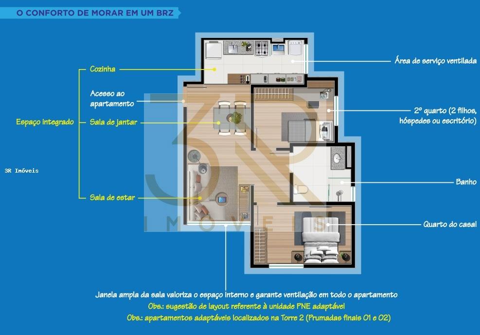 Apartamento à venda com 2 quartos, 56m² - Foto 14