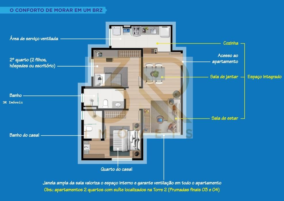 Apartamento à venda com 2 quartos, 56m² - Foto 9