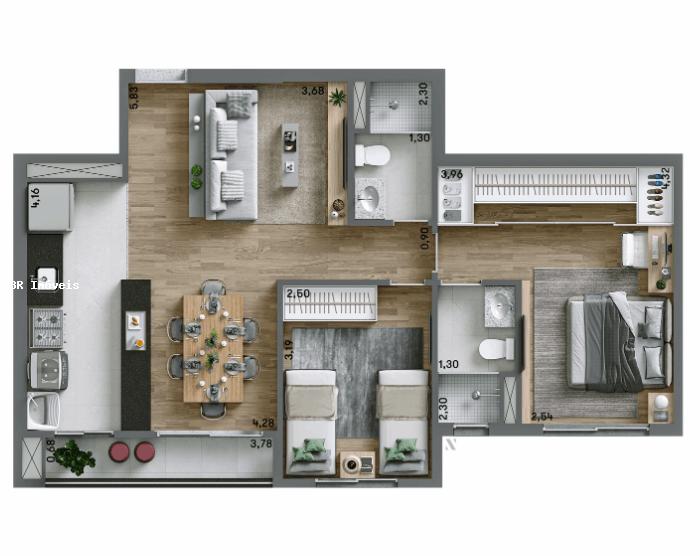 Apartamento para alugar com 2 quartos, 84m² - Foto 11
